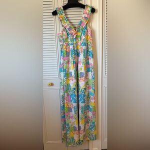 Colorful Patchwork Maxi Dress